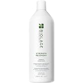 Biolage Strength Recovery Shampoo &ndash; For Damaged Hair | Reduces Breakage &amp; Detangles, Strengthens and Moisturizes, For Damaged Hair, With Olive Squalane &amp; Vegan Proteins