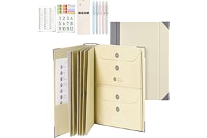 IZIVE If i Die Binder Organizer, Document Organizer Folio, in Case I Go Missing Binder, Important Document Organizer, Document Organizer with Pockets File Home School Office Supplies (Yellow)