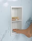 IKITRAEE Shower Foot Rest for Shaving Legs,Double
