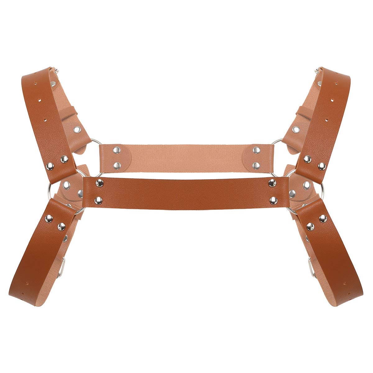 CHICTRY Mens Body Chest Harness Belt Fashion Punk