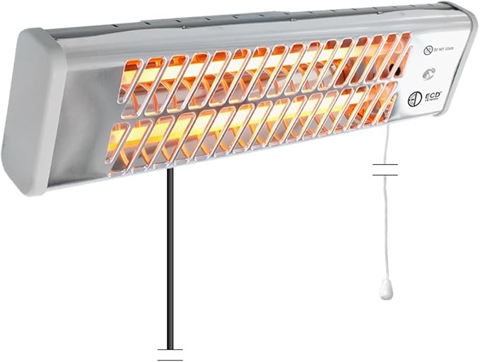 Jardin Terrasse Radiateur Mur Pour Table A Langer Bebe Projecteurs 3 Heizstufen Protection Contre La Surchauffe Barbecues Chauffage Exterieur