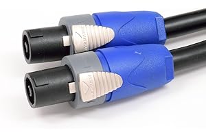 BENCHMARK MEDIA SYSTEMS Benchmark Speaker Cable - NL2 to NL2-2 Pole, Neutrik NL2FX SpeakON Connectors, Canare (3 ft)