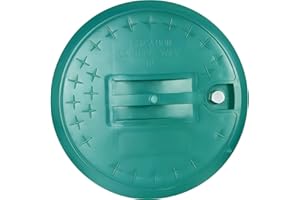 CUNGUV Valve Box Cover Lid 10-inch Sprinkler Valve Round Box Lid Replacement Circular for Automatic Irrigation System