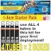 SPARTAN MOSQUITO ERADICATOR - Best Whole Yard Outdoor Mosquito Protection Solution; More Effective Than ShortTerm Insect Repellent Trap Mosquito Free Backyard Garden Patio (Starter KIT - 4 Tubes)