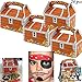 Adorox 24 Pack Treasure Chest Treat Boxes Pirate Birthday Party Favor Goodies