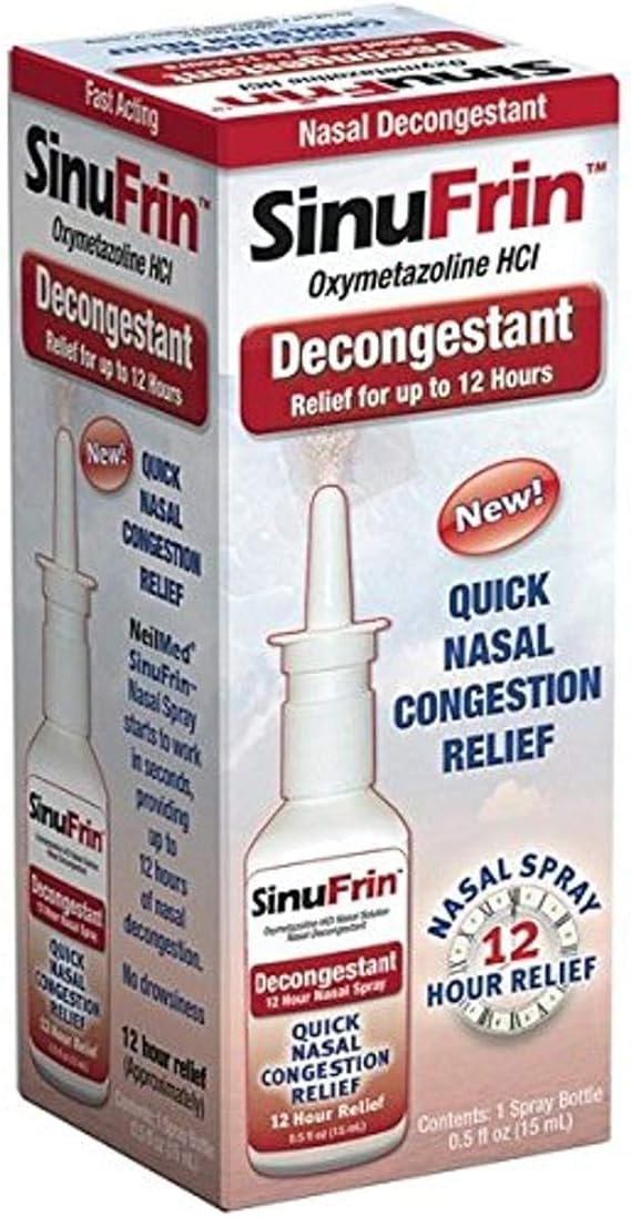 NeilMed SinuFrin Decongestant 0.5 Fluid Ounce (15 mL