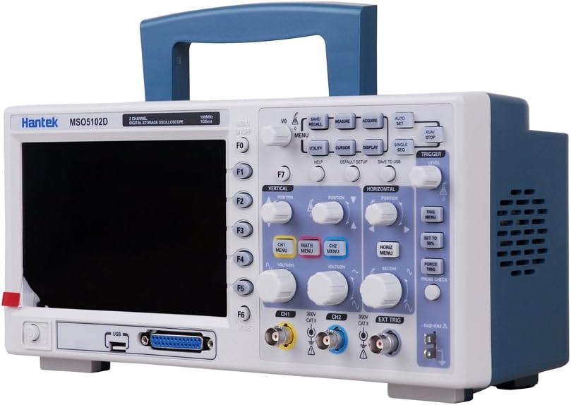 Hantek MSO5102D 100MHz 2 Ch 1GSa/s Oscilloscope 16Ch Logic Analyzer