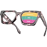 VISOONE Progressive Multifocal Anti-Fog Reading Glasses with Anti-Blue Light and UV Protection Readers Women and Men RIVER