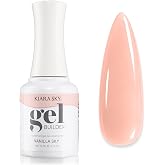 KIARA SKY Hema-Free Builder Gel for Nails | Blush Nude Builder Gel in a Bottle, Self-Leveling, Soak-Off for Weak Natural Nails, Extensions &amp; Overlays, UV/LED 15ml - Vanilla Sky