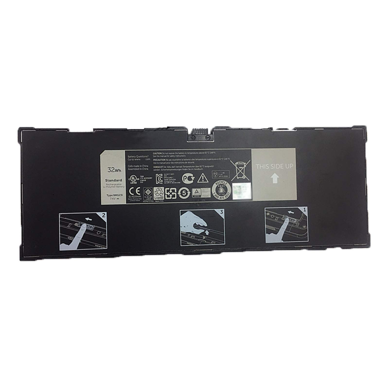 Bateria Para Dell 9MGCD 7.4V 32Wh Venue 11 Pro 5130 Tablet T