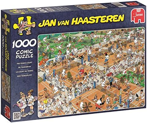 Jumbo Jan Van Haasteren The Tennis Court Jigsaw Puzzle (1000 Piece)