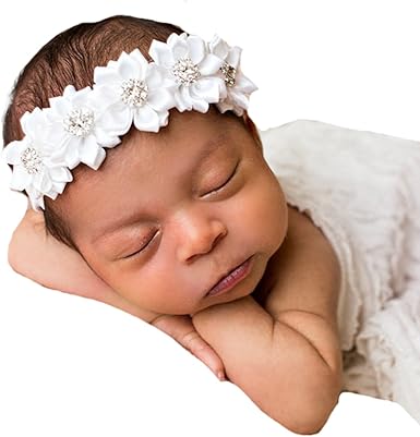 white headband for baby girl