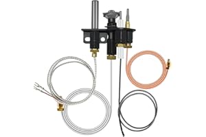 ZUVIUVIZ 69L17 Pilot Assembly Natural Gas Compatible with Lennox Pilot Assembly - NG 69L17, 69L1701, 904405, J4117 SIT Pilot Assembly for Elite IHP Merit Serefina Superior Astria Direct Vent Gas Fireplaces