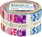 KimberBell Basics Colors Strips 40 2.5-inch Strips Jelly Roll Maywood Studio