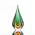 YAOYUAN Handmade Murano Glass Sculpture for Home Decor,9.44in Height (Sculpture Large)