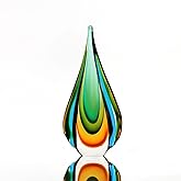 Yao Yuan Handmade Murano Glass Sculpture for Home Decor,9.44in Height (Sculpture Large)