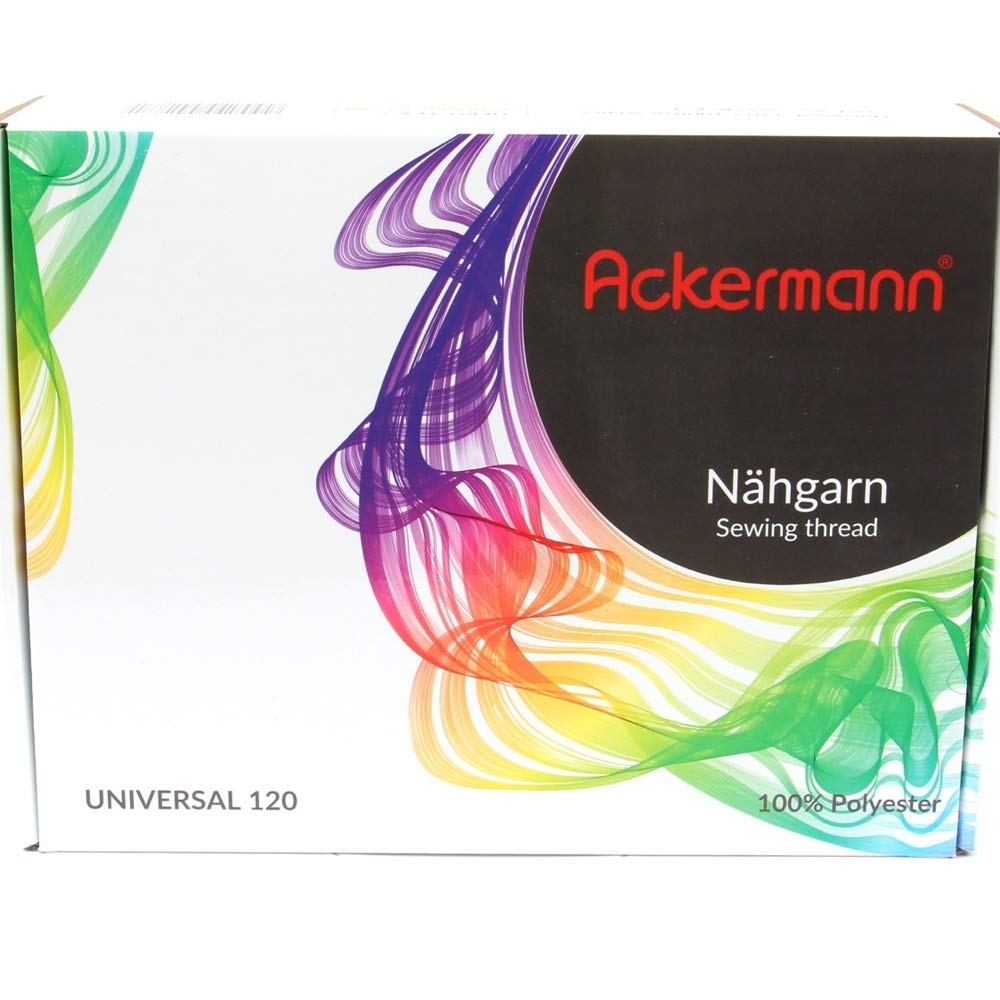 Ackermann Universal 120, Sewing Thread, 20 x 1000 m, 100% Polyester