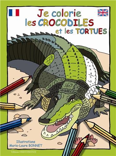 Je colorie les crocodiles et les tortues