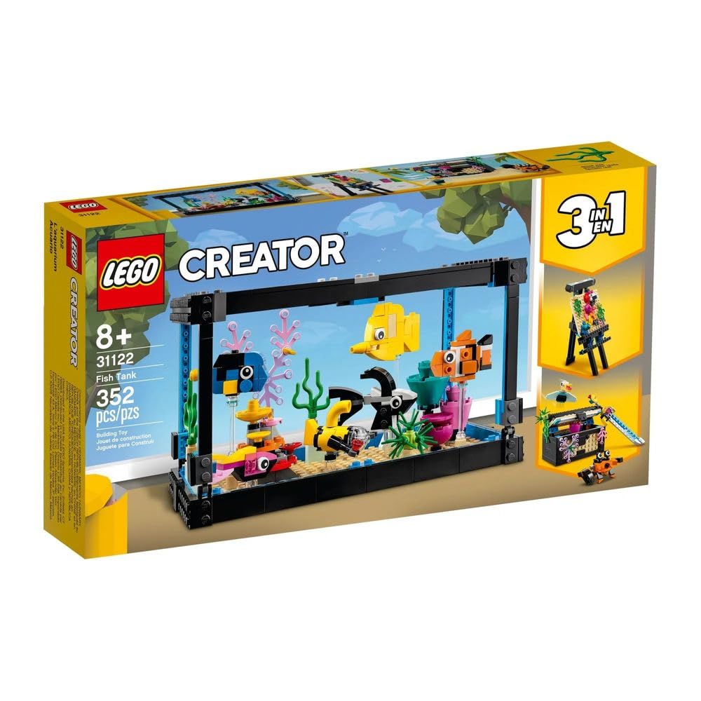 Lego Creator Fish Tank 31122 Exclusive 3-in-1 Building Set for 8 years and up