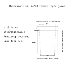 Laboy Glass 2000mL 3 Neck Round Bottom Boiling