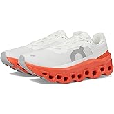 On Womens, Cloudmonster White/Flame 9 Medium