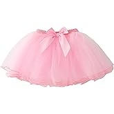 Jastore Tutu Skirt Kid 4 Layers Tulle Elastic Tutu Ballet Skirt Princess Dress