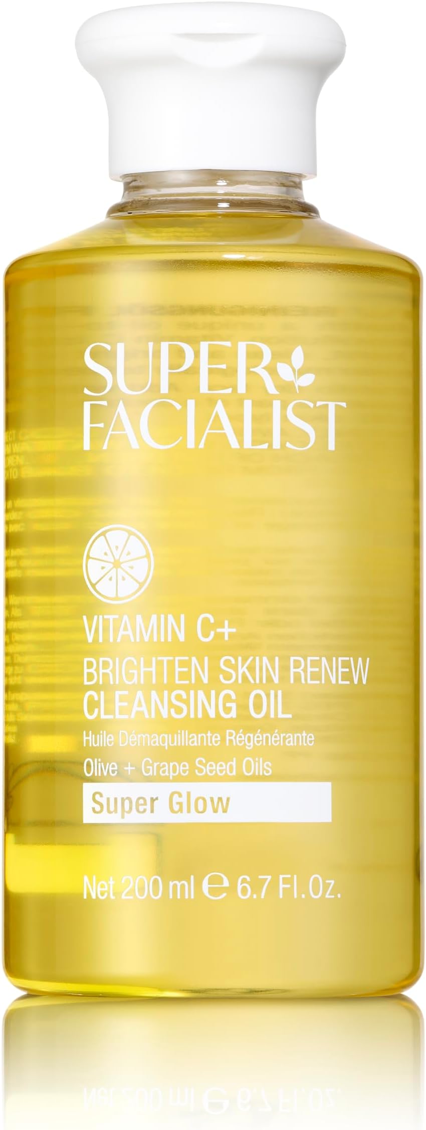 Super Facialist Vitamin C Cleansing Oil 200ml Gentle Waterproof Makeup Remover