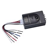 Mr. Ho Auto Car RCA High to Low 2-Channel Line Output Converter with Adjustable Subwoofer Level for Car Amplifier – Black