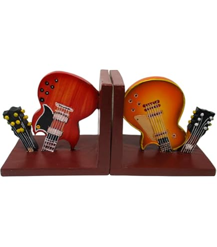Amazon.com: Fender Stratocaster Body Bookends, Sunburst : Office