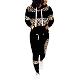 Floerns Women's 2 Piece Outfits Leopard 