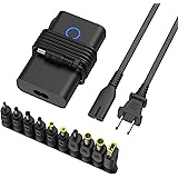 Wishinkle Laptop Charger, 45W 19.5V 2.31A AC Computer Charger Power Cord with 10 Optional Connectors Compatible with Asus Tos