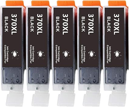 Amazon Mr Print For キャノン Canon 370 i370 i 370xl Bk インクカートリッジ 互換 大容量 ブラック 5個 Black 対応機種 Pixus Ts5030 Ts5030s Mg5730 Ts6030 Mg6930 Mg7730 Mg7730f Ts8030 Ts9030 プリンター インク Mr Print インクカートリッジ 通販