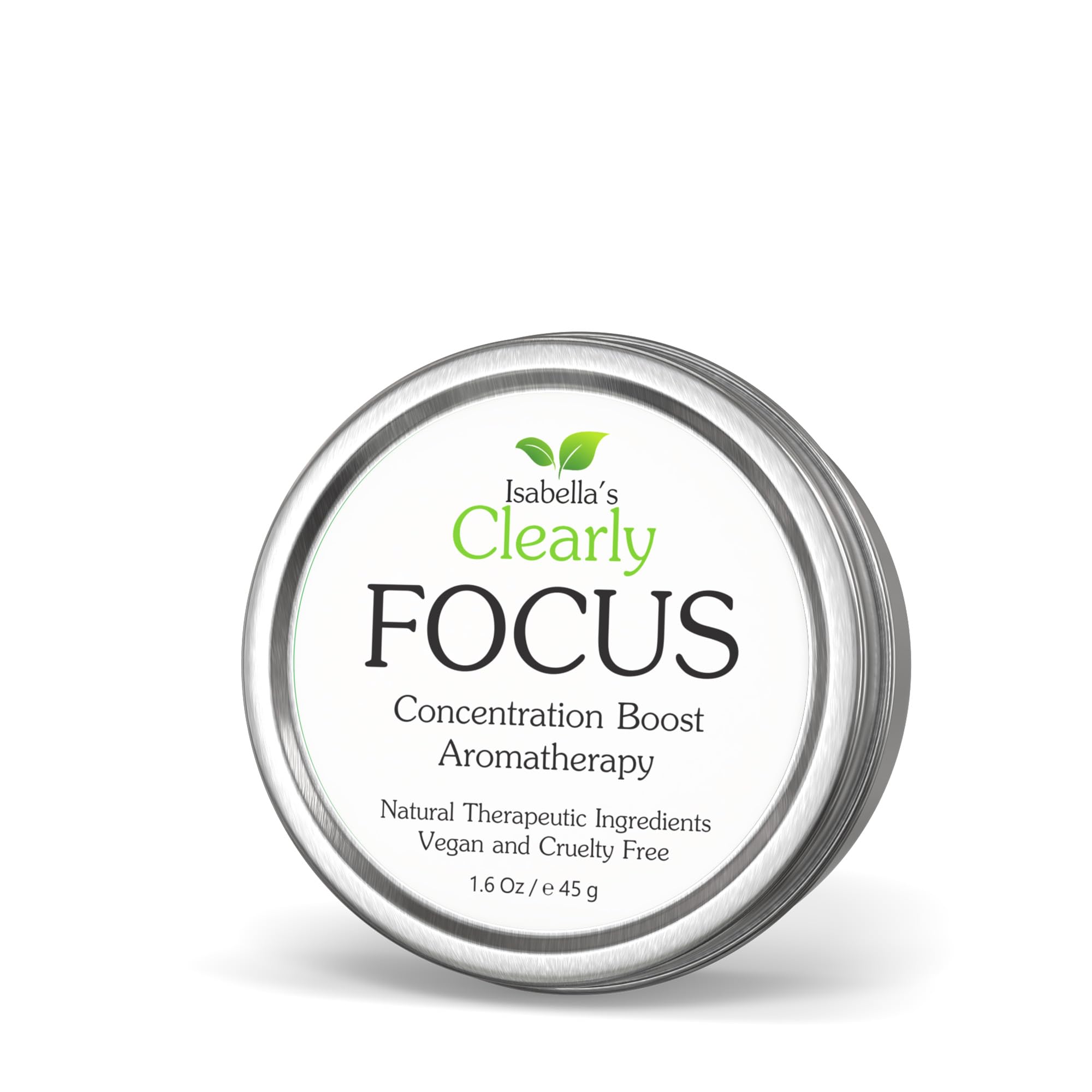Clearly FOCUS Brain Booster Concentration Aid for Attention, Memory, Mental Clarity and Performance | Stay Sharp with an Uplifting Aromatherapy Essential Oil Brain Aid for Adults and Kids
