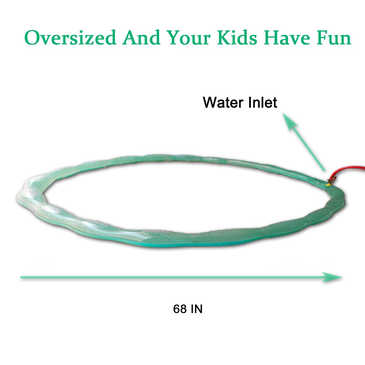 Redstore Sprinkle & Spray Play Ring Toy Splash Sprinkler Summer Inflatable Outdoor Water Sprinkler Lawn Party Beach Pool for Infants Toddlers & Kids