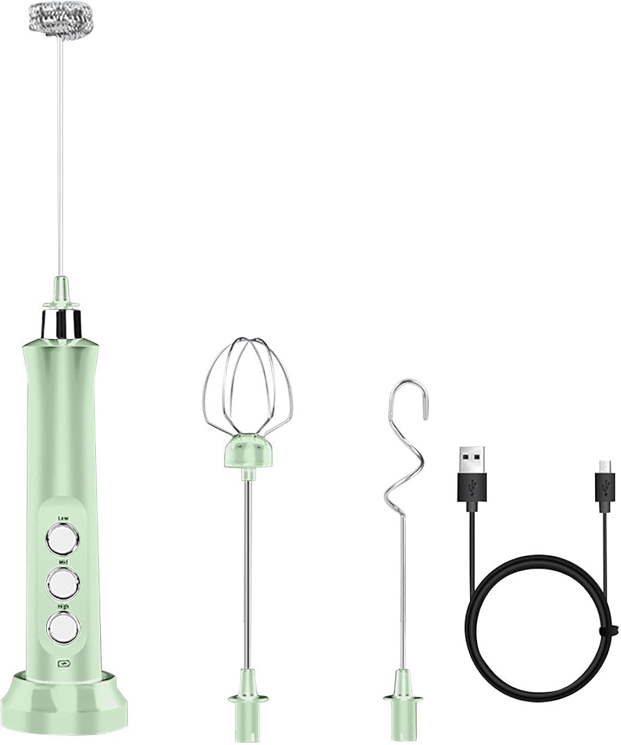 Handheld Electric Household Whisk USB Charging Milk Whisk Milk Frother