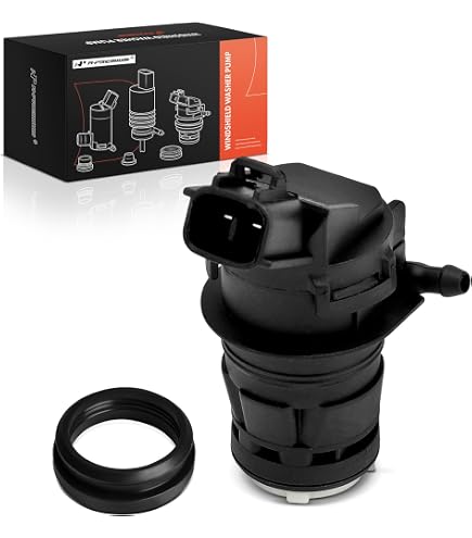 Vexillaris Windshield Washer Pump With Grommet 85330-60190 - Compatible With Toyota, Lexus, Subaru, Mazda, Nissan, Acura, Honda