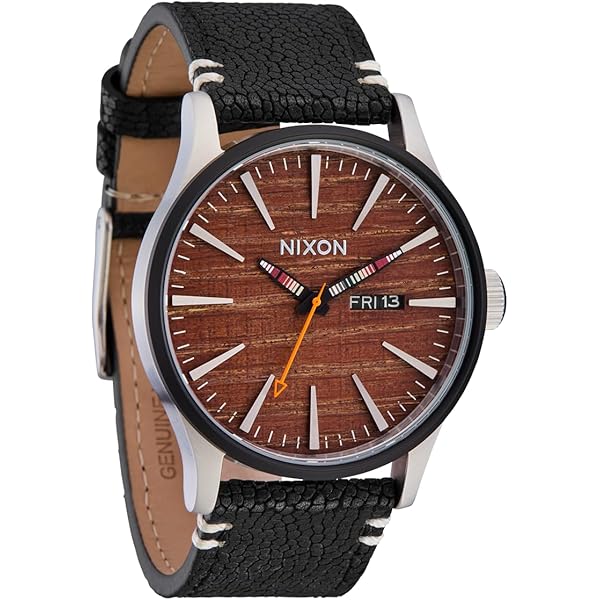 Amazon.com: Nixon Mens Station Chrono Leather Chocolate/Cappuccino