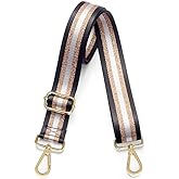 Kolti Purse Strap Replacement Crossbody Handbag Stripe Wide Adjustable