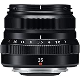 Fujifilm Fujinon Prime Lens XF35mm F2 R WR, Standard Lens for Fujifilm X Mount Cameras, Black