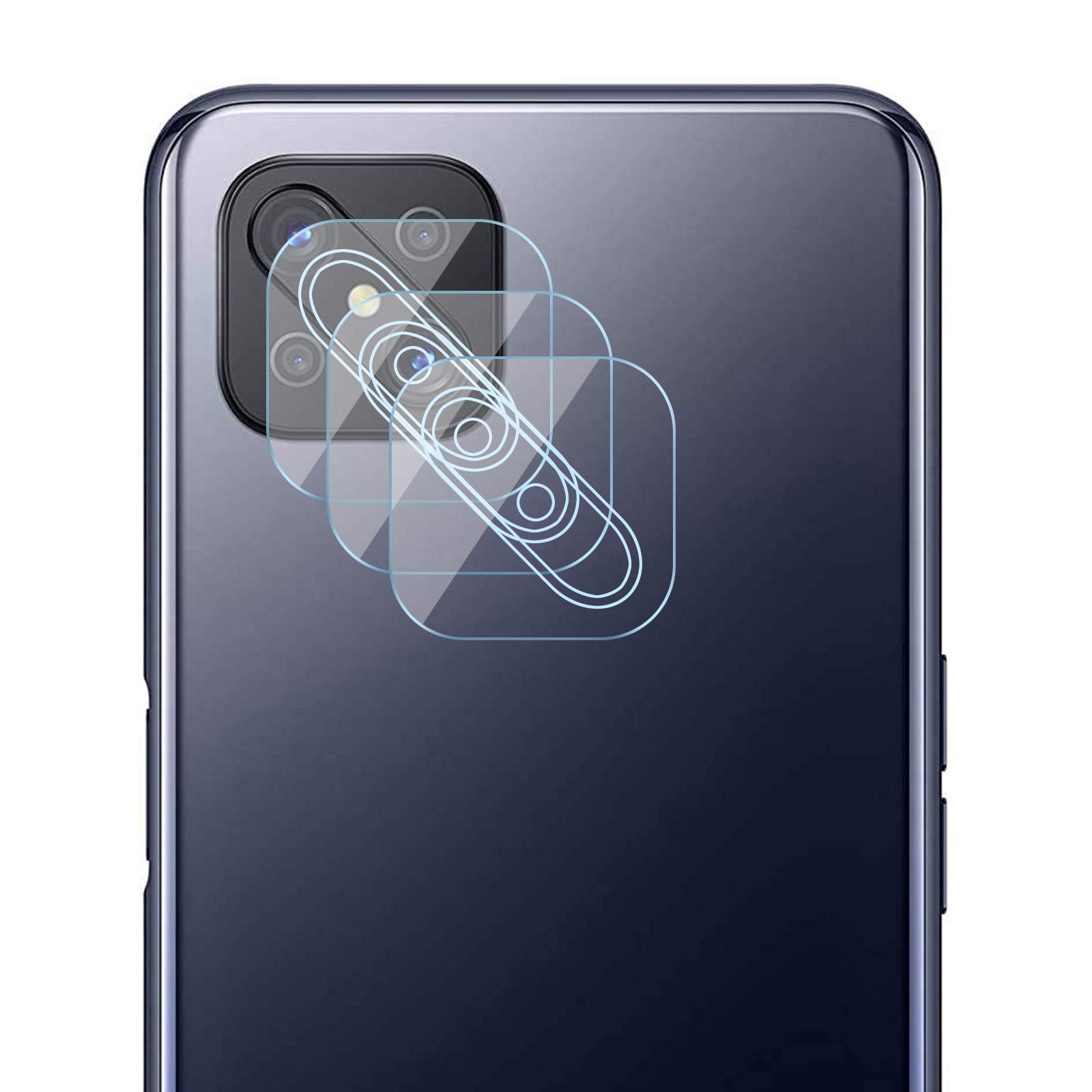 Asoway Tempered Glass Rear Camera for Oppo Reno 4Z [3 Pieces] Bubble-Free Protective Film for Rear Camera 9H Lens Protector Film Cover Ultra Clear Anti-Scratch