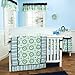 Trend Lab Waverly Solar Flair Diaper Stacker, Blue/Green