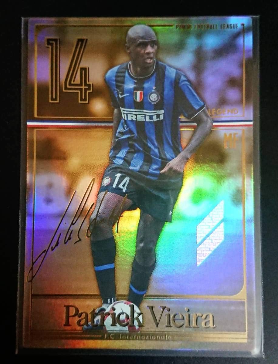 パニーニフットボールリーグ Pflパトリック ビエラ 同梱可 Paniniレジェンドインテル ミラノ金サイン おもちゃ ホビー Amazon