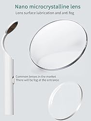 2 Pieces Dental Mirror with Light - LED Lighted