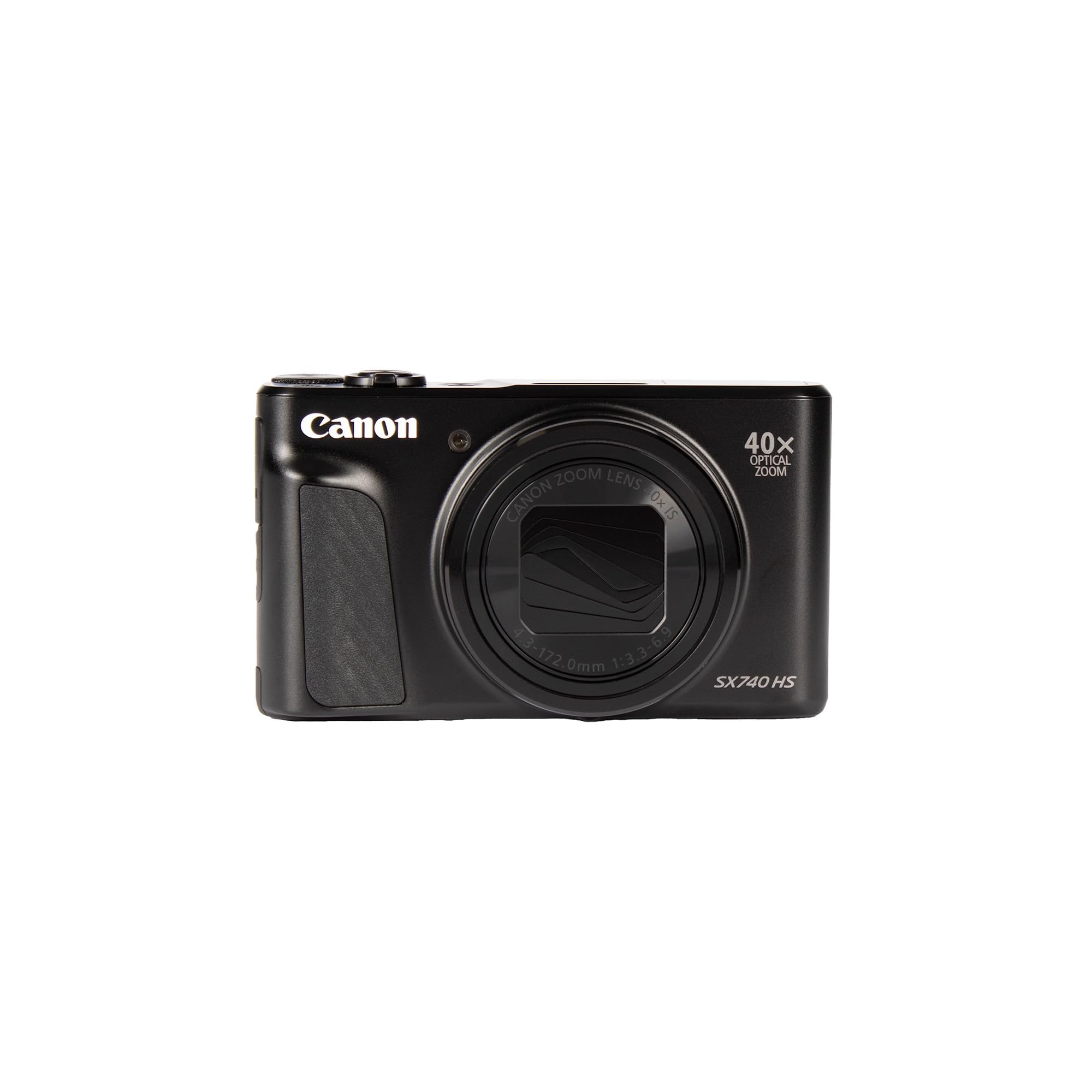 Canon PowerShot SX740 HS Lite Edition Digitalkamera (20,3 MP, 40-Fach optischer Zoom, 7,5cm (3 Zoll) Display, DIGIC 8, 4K Ultra HD, HDMI, WLAN, Bluetooth, Blendenautomatik, Zeitautomatik), Schwarz