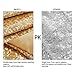 iMucci Sparkling Taffeta Sequins 18 inch Satin Pillow Covers - Pillowcases with Bling Paillette for New Year with Hidden Zipper Silver