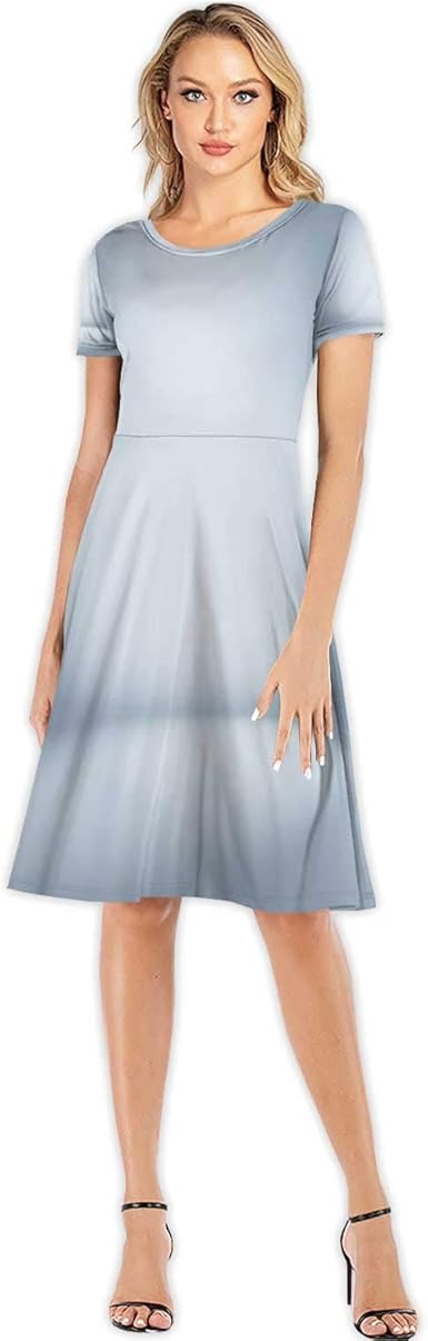 blue spot maxi dress