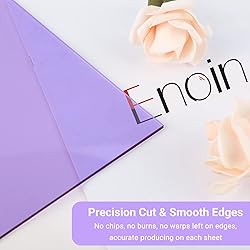 Enoin 1 Pack 12x16 Inches Purple Translucent