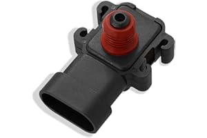 HAOBO Manifold Absolute Pressure Map Sensor, Map Sensor Replacement for 09359409, 12614973, 16235939, 16187556, 30889795 Compatible with Chevy Buick Cadillac GMC GM Saturn Oldsmobile
