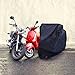 Ohuhu Motorcycle Cover, Waterproof DTY & 300D Oxford, Anti-theft 4 Lock-holes Design, 2 Air Vents, Durable & Tear Proof