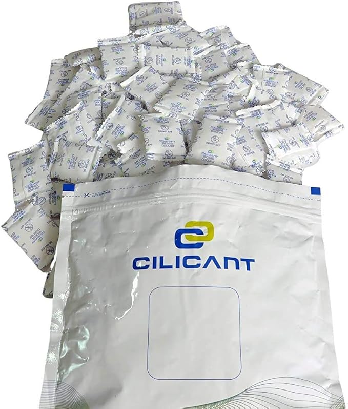 CILICAnT 5 gm Premium & Safe Orange Silica Gel Packets Desiccant